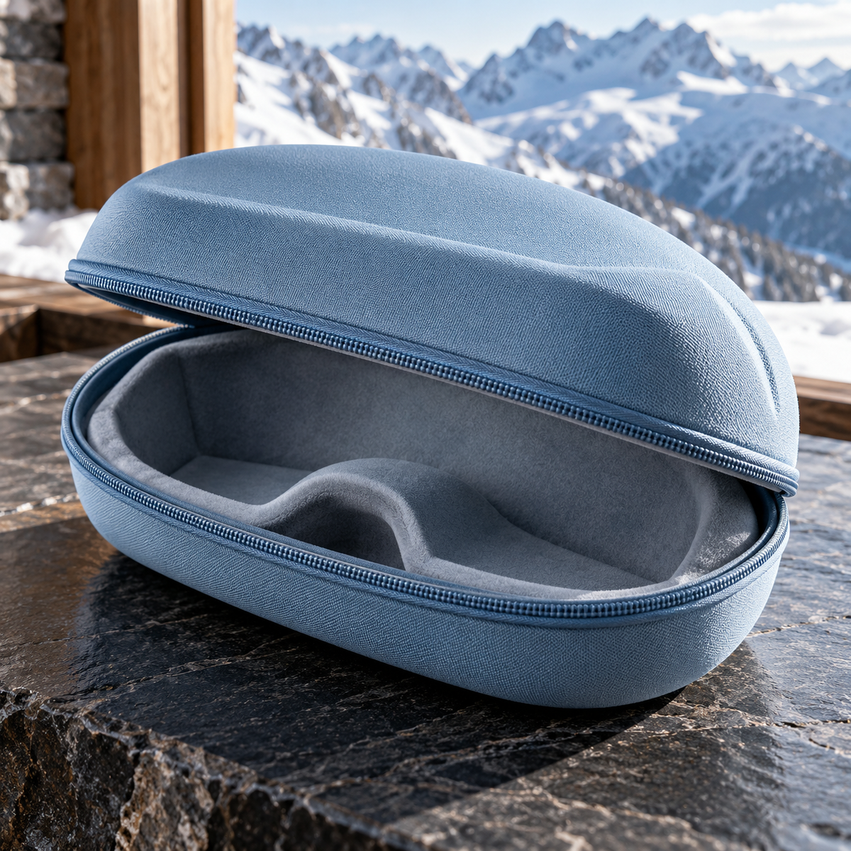 Glacier Goggle Case — AI-generated concept illustration