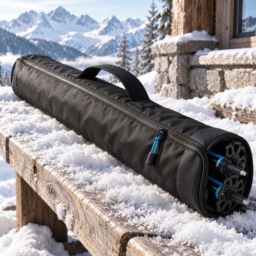 Alpine Pole Carrier — AI-generated concept illustration