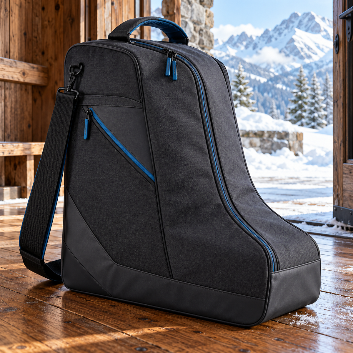 Basecamp Ski Boot Bag — AI-generated concept illustration