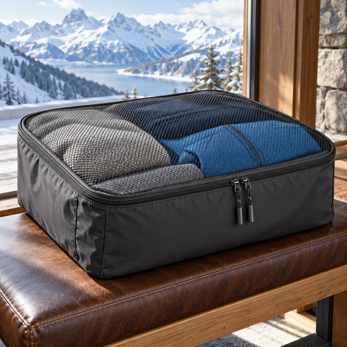 Snowday Packing Cube — AI-generated concept illustration